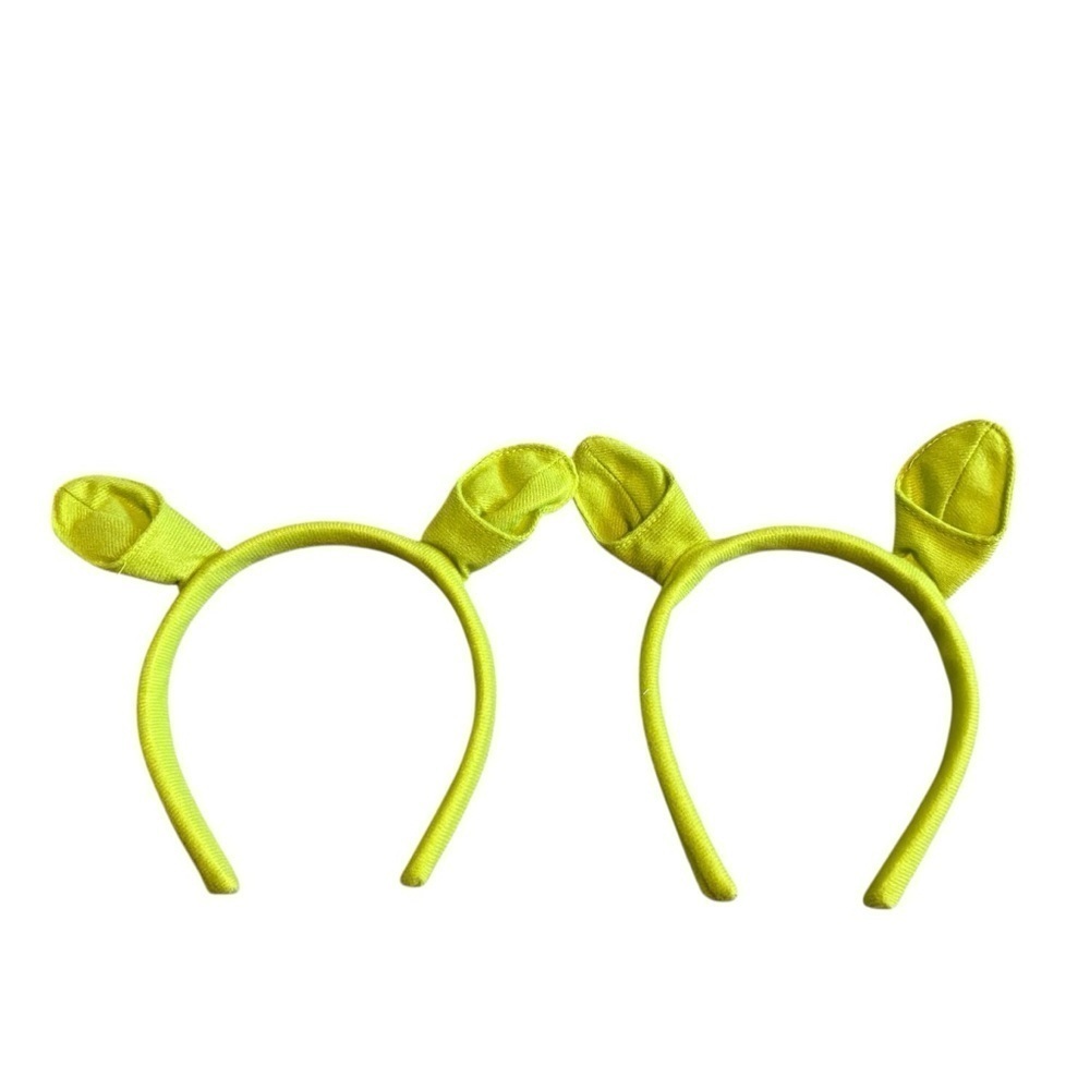 Shrek Ogre Ears Headband Kids Lime Green Headband with Ears Bundle